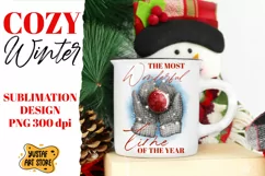 Christmas sublimation "The most wonderful time of the year" Product Image 2