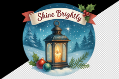 Cozy Christmas tumbler, mug wrap, clipart sublimation png Product Image 2