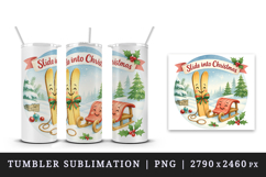Cozy Christmas tumbler, mug wrap, clipart sublimation png Product Image 4