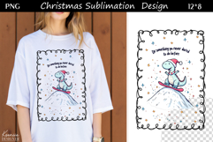 Trendy Christmas Quotes T Shirt Sublimation|Dinosaur|T Rex Product Image 1