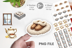 Cozy Christmas Comforts Sticker Product Image 1