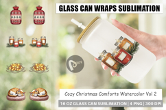 Cozy Christmas Comforts Glass Can Product Image 1