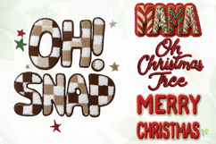 Cozy Christmas Crochet Lettering Product Image 1