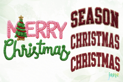 Cozy Christmas Crochet Lettering Product Image 1