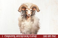 Cozy Christmas Farm Clipart, Christmas Clipart Product Image 1
