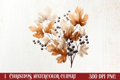 Cozy Christmas Farm Clipart, Christmas Clipart Product Image 1