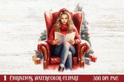 Cozy Christmas Home Clipart Sublimation, Christmas PNG Product Image 1