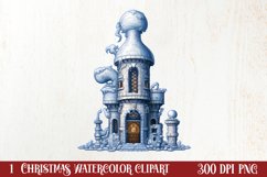 Cozy Christmas Knitting Clipart, Christmas PNG Product Image 1