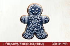 Cozy Christmas Knitting Clipart, Christmas PNG Product Image 1
