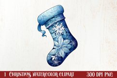 Cozy Christmas Knitting Clipart, Christmas PNG Product Image 1