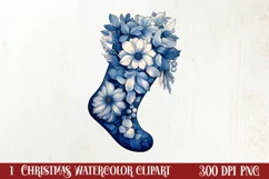 Cozy Christmas Knitting Clipart, Christmas PNG Product Image 1