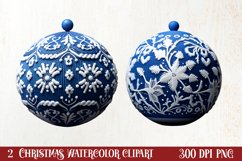 Cozy Christmas Knitting Clipart, Christmas PNG Product Image 1