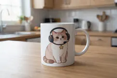 Cozy Christmas Stream Room Pets Sublimation Product Image 6