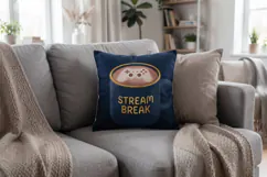 Cozy Christmas Stream Room Pets Sublimation Product Image 10