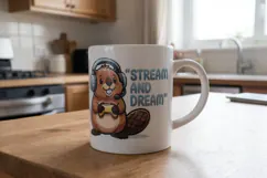 Cozy Christmas Streamer Pets Sublimation Product Image 7