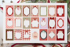 100 Cozy Christmas Patterns &amp; Frames Pack Product Image 11