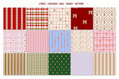 100 Cozy Christmas Patterns &amp; Frames Pack Product Image 13