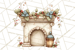 Hot Cocoa Critters Winter Animals Clip Art PNG Graphics Product Image 4