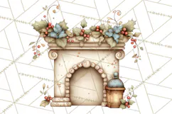 Hot Cocoa Critters Winter Animals Clip Art PNG Graphics Product Image 4