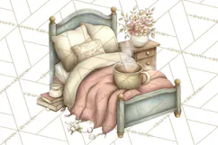 Hot Cocoa Critters Winter Animals Clip Art PNG Graphics Product Image 3