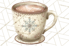 Hot Cocoa Critters Winter Animals Clip Art PNG Graphics Product Image 4