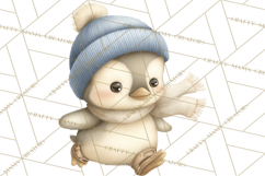 Hot Cocoa Critters Winter Animals Clip Art PNG Graphics Product Image 2