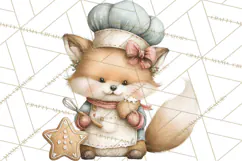 Hot Cocoa Critters Winter Animals Clip Art PNG Graphics Product Image 5