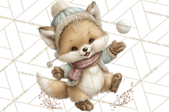Hot Cocoa Critters Winter Animals Clip Art PNG Graphics Product Image 3
