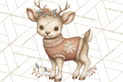 Hot Cocoa Critters Winter Animals Clip Art PNG Graphics Product Image 2