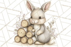 Hot Cocoa Critters Winter Animals Clip Art PNG Graphics Product Image 3