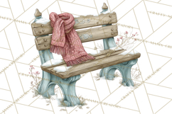 Hot Cocoa Critters Winter Animals Clip Art PNG Graphics Product Image 3