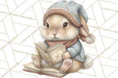 Hot Cocoa Critters Winter Animals Clip Art PNG Graphics Product Image 2