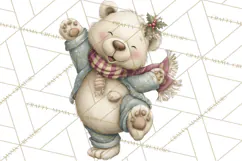 Hot Cocoa Critters Winter Animals Clip Art PNG Graphics Product Image 3