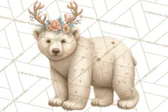 Hot Cocoa Critters Winter Animals Clip Art PNG Graphics Product Image 4
