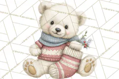 Hot Cocoa Critters Winter Animals Clip Art PNG Graphics Product Image 4