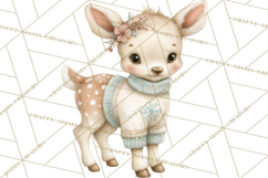 Hot Cocoa Critters Winter Animals Clip Art PNG Graphics Product Image 2