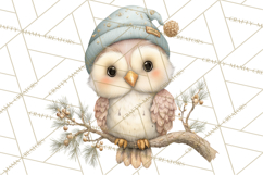 Hot Cocoa Critters Winter Animals Clip Art PNG Graphics Product Image 3
