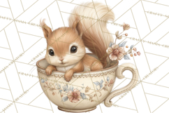 Hot Cocoa Critters Winter Animals Clip Art PNG Graphics Product Image 2