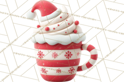 Hot Cocoa Mugs Clipart PNG Graphics, Cozy Christmas Png Product Image 4