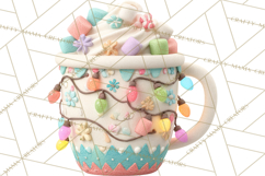 Hot Cocoa Mugs Clipart PNG Graphics, Cozy Christmas Png Product Image 4