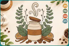 Cozy Coffee Collection Clipart Product Image 1
