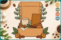 Cozy Coffee Collection Clipart Product Image 1