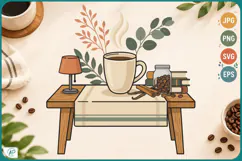 Cozy Coffee Collection Clipart Product Image 1