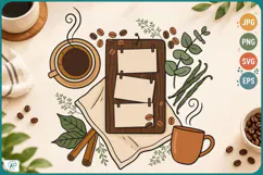 Cozy Coffee Collection Clipart Product Image 1