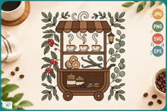 Cozy Coffee Collection Clipart Product Image 1
