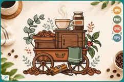 Cozy Coffee Collection Clipart Product Image 1