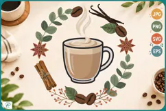 Cozy Coffee Collection Clipart Product Image 1