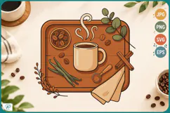 Cozy Coffee Collection Clipart Product Image 1