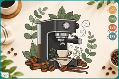 Cozy Coffee Collection Clipart Product Image 1