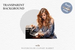 Cozy Cottage Core Girl Women Knitting Winter House PNG Lady Nursery art card making collage printable files xmas decor junk journal sublimation Scrapbooking watercolor Cozy Cottage Core Lady Women Knitting Winter House PNG clipart, sublimation nursery